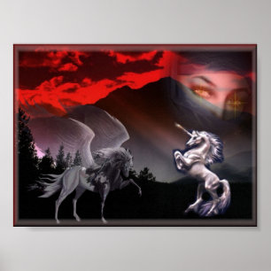 Unicorns sista stativ poster
