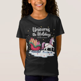 Unicorns Sleigh the Holidays Shirt T Shirt