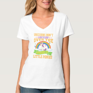 Unicorns sover inte över Lits åsikter T Shirt