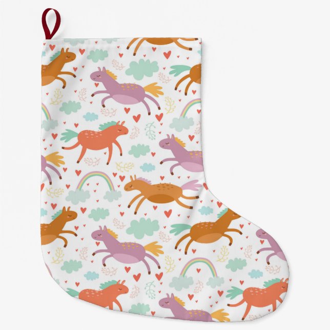 Unicorns Stor Julstrumpa (Framsidan)