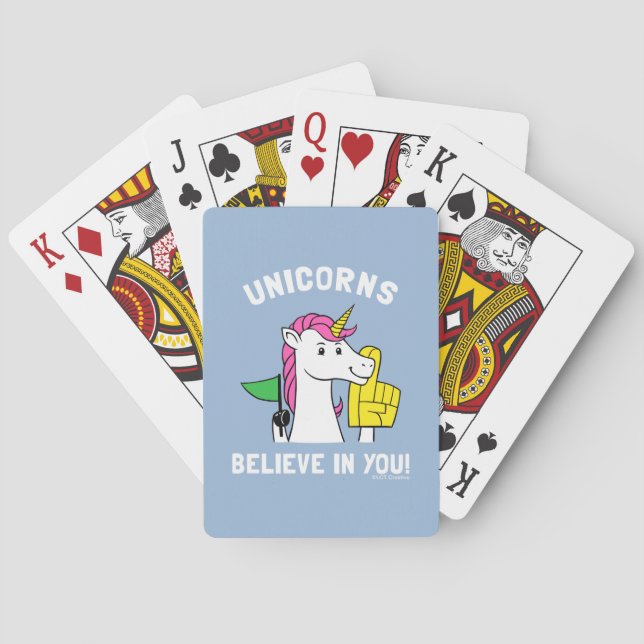 Unicorns tror på dig casinokort (Baksidan)