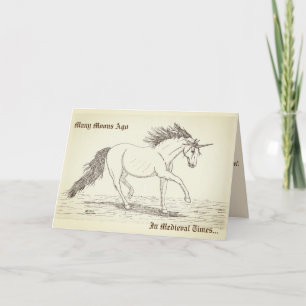 "Unicorns tros vara med!" Kort