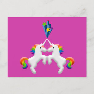 Unicorns Vykort
