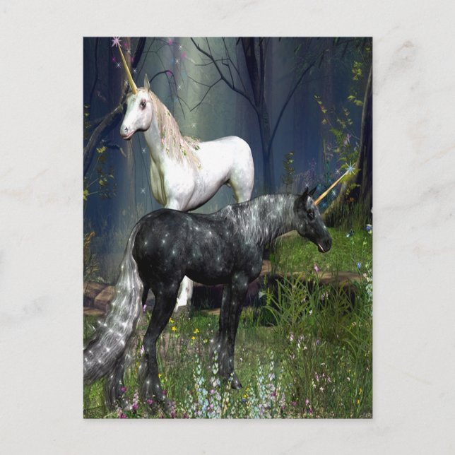 Unicorns Vykort (Framsida)
