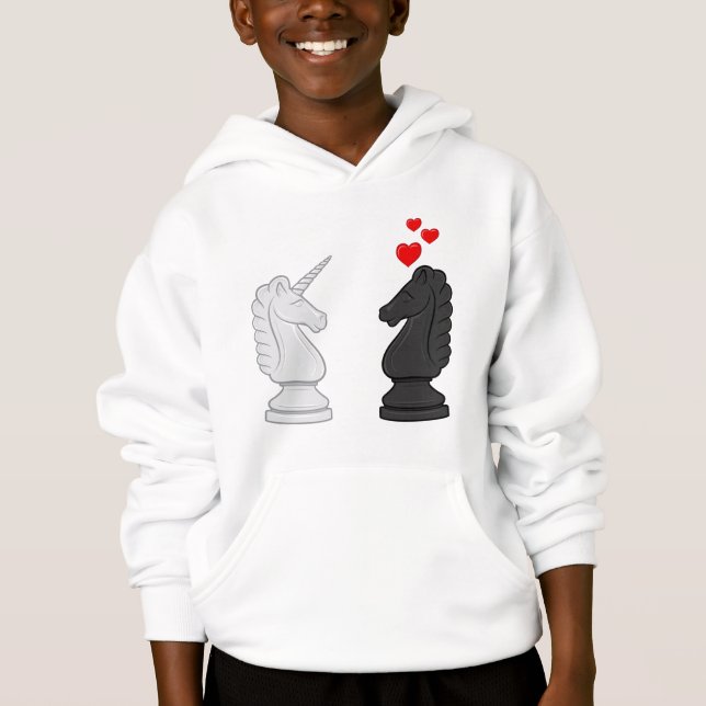 Unicornschackriddare T-shirt (Framsida)