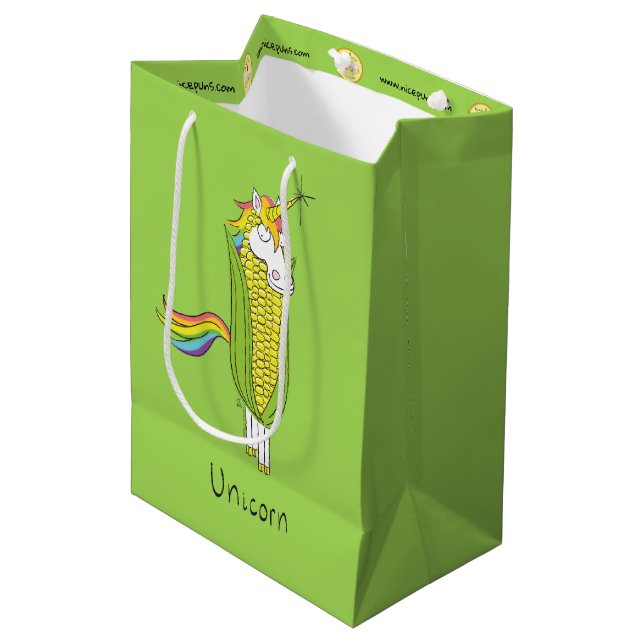 Unicornsche Maj Gift-bag (Framsidan Vinklad)