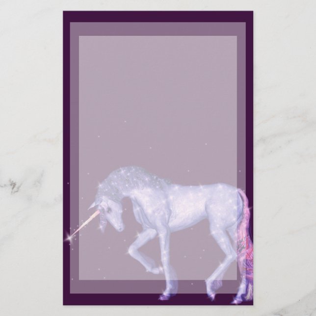 Unicornsdrömmar Brevpapper (Framsida)