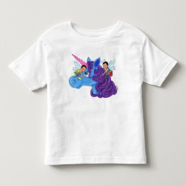 Unicornskälmskt naturväxen t-shirt (Framsida)