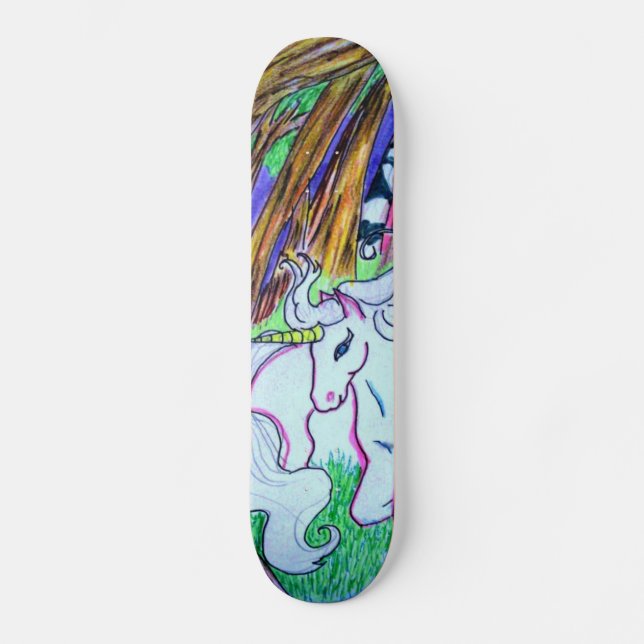 UnicornSkateboard Skateboard Bräda 20 Cm (Framsida)