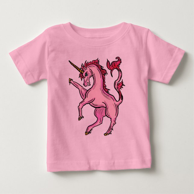Unicornskjorta i flicka t-shirt (Framsida)