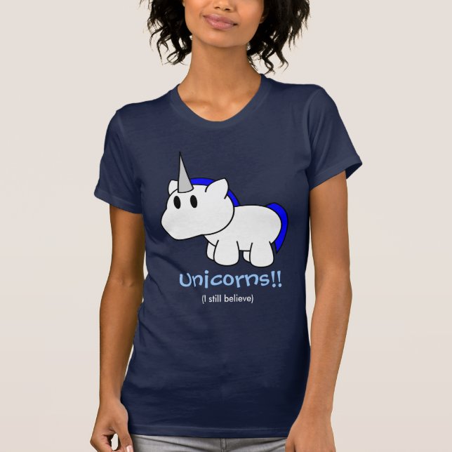 Unicornskjorta T Shirt (Framsida)
