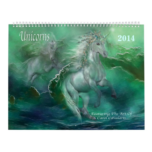 Unicornskonstkalender 2014 kalender (Omslag)