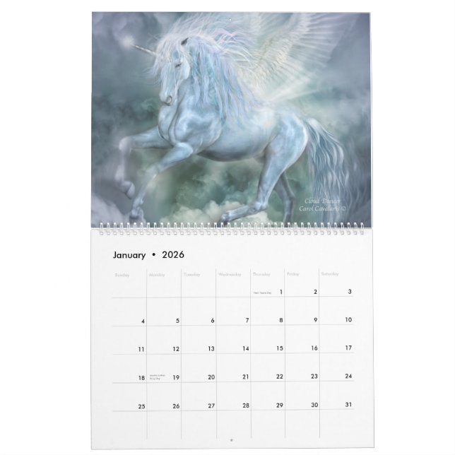 Unicornskonstkalender 2015 kalender (Jan 2026)