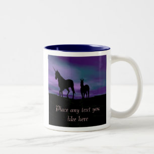 UnicornsSiluet mugg