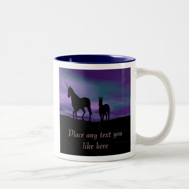 UnicornsSiluet mugg (Höger)