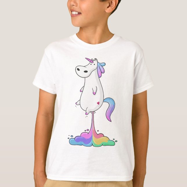UnicornT-tröja T Shirt (Framsida)