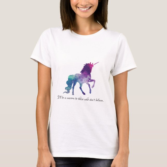 UnicornT-tröja Tee Shirt (Framsida)