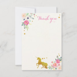 Unicorntackkortkort Tack Kort