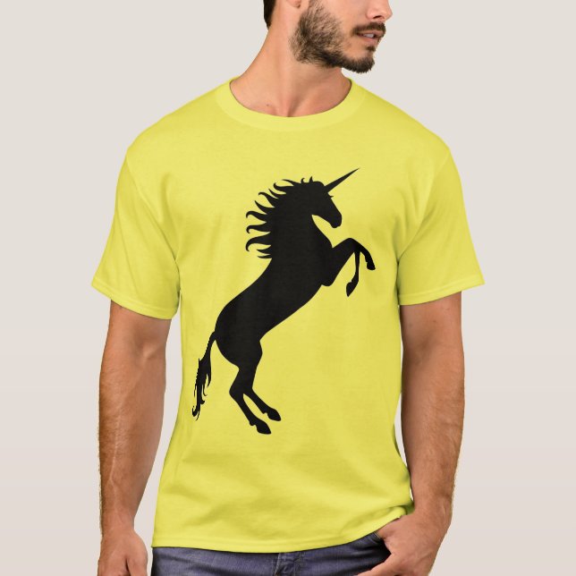 UnicornTiefärg Tee Shirt (Framsida)
