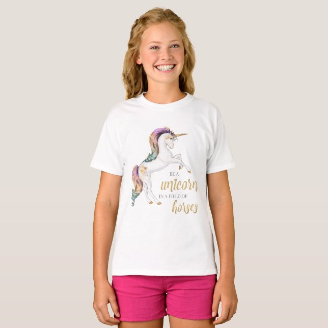 UnicornTShirt T-shirt (Hel framsida)