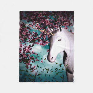 Unicornullfilt Fleecefilt