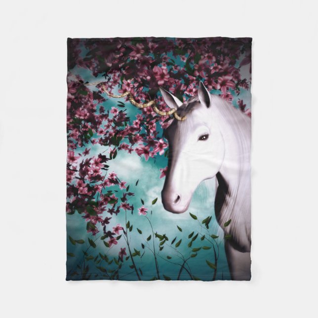 Unicornullfilt Fleecefilt (Framsidan)