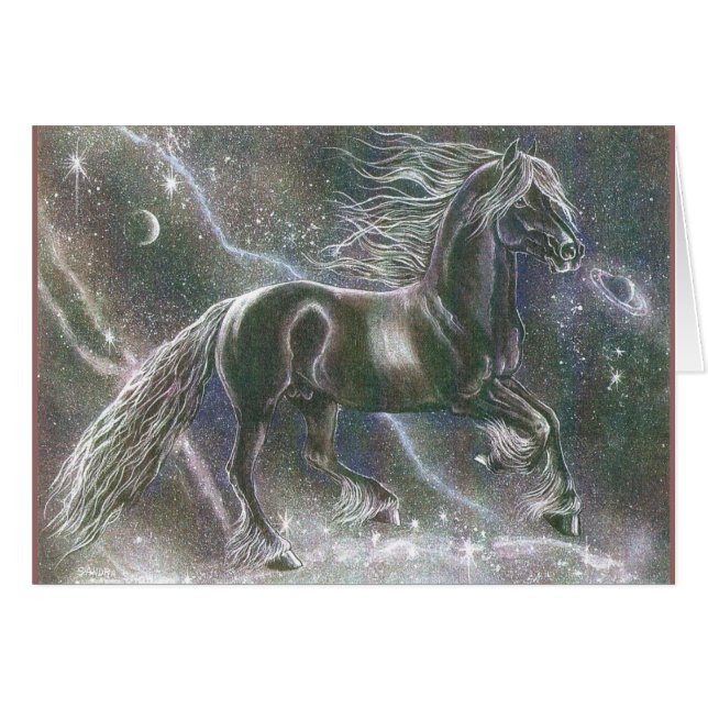 Unicornuniversum Hälsningskort (Framsidan Horizontal)