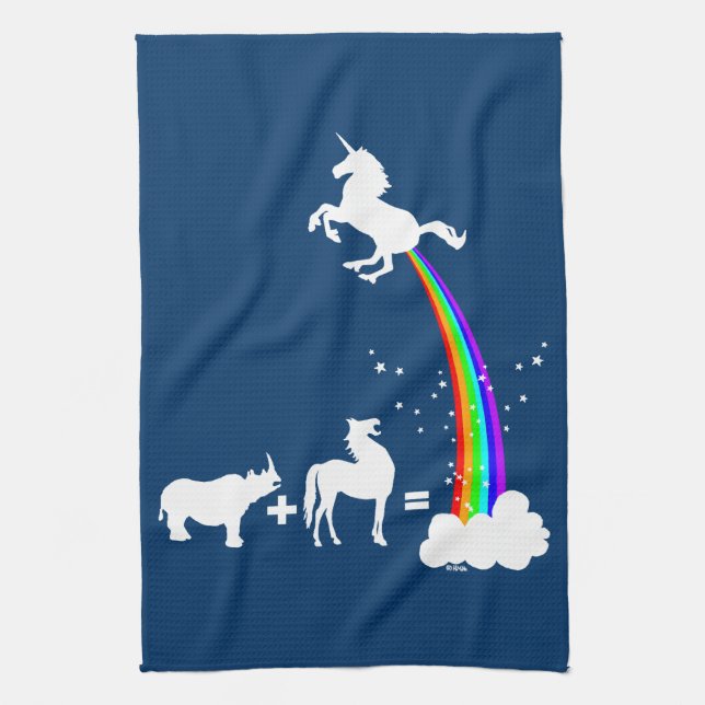 Unicornursprung Kökshandduk (Vertikal)