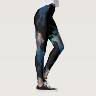 Unicornutrymmemönster Leggings