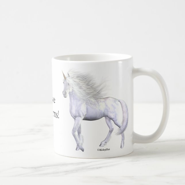 Unicornvitskönhet Kaffemugg (Höger)