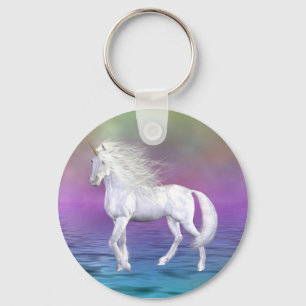 Unicornvitskönhet Nyckelring