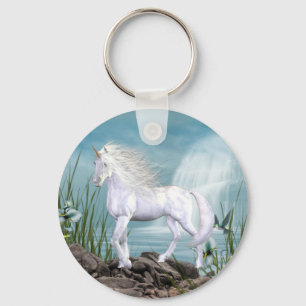 Unicornvitskönhet Nyckelring