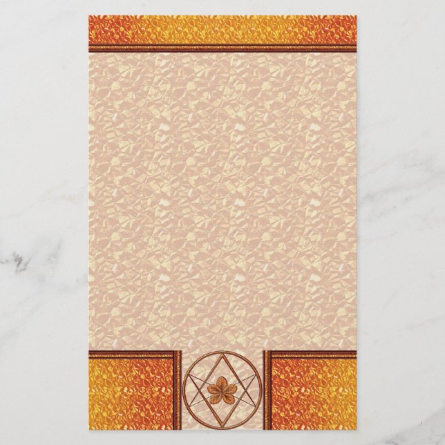 Unicursal Ro Guld Brevpapper (Framsida)