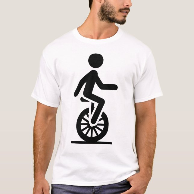 Unicycle Icon T Shirt (Framsida)