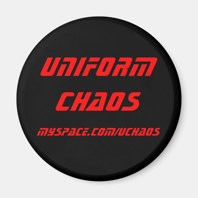 Uniform Chaos magnet - Red (Framsidan)