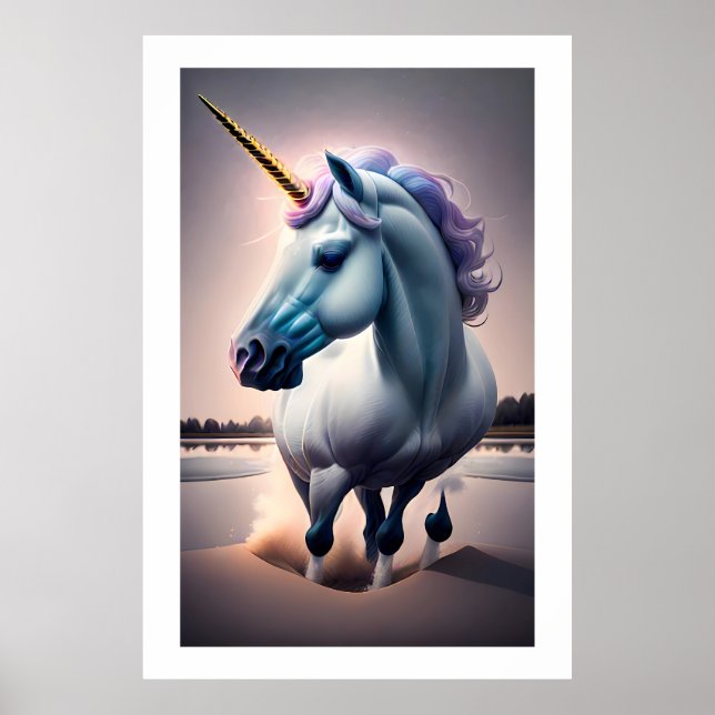Uniform Illusion Pulse - Unicorn Poster (Framsidan)
