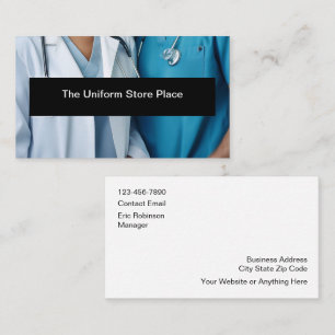 Uniform Medical Scrubs Store Visitkort