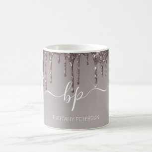 Uniform Monogram för företagspersonal i Ro Guld Kaffemugg