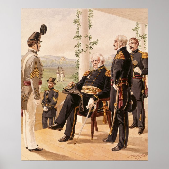 Uniformer i den amerikanska armén poster (Framsidan)