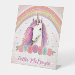 Uniformer Rosa Unicorn, Ro, Rainbow Birthday