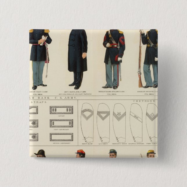 Uniformer, USA, CS-arméer Knapp (Framsida)