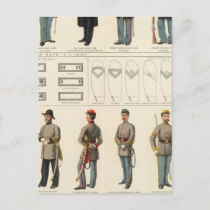 Uniformer, USA, CS-arméer Vykort