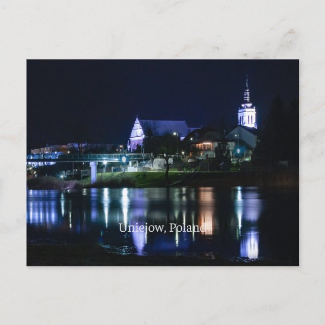 Unijow, Lodz, Polen Vykort (Framsida)