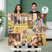 Unik 12-fotokollage-minimalistisk enkel