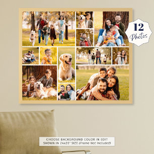 Unik 12 Fotoskollage Minimalistisk Enkel Foto