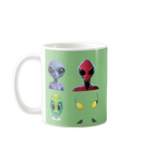 Unik 3D Alien Ansikte-design