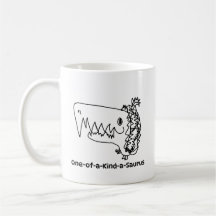 Unik-a-Saurus-mugg | Roarsome konst