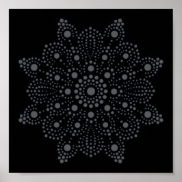 Unik Abstrakt Art Mandala-mall Poster