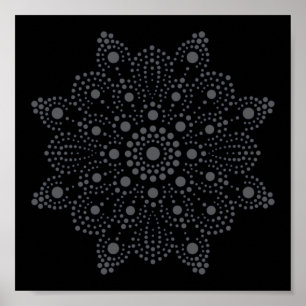 Unik Abstrakt Art Mandala-mall Poster