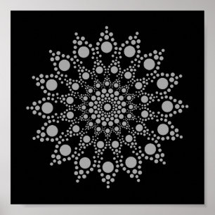 Unik Abstrakt Art Mandala-mall Poster